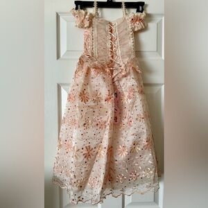 SARAHI Little Girl Embroidered Dress Gown
